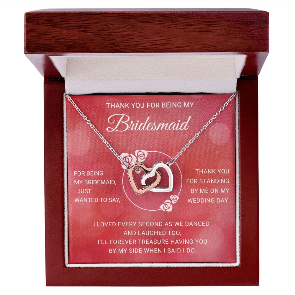 To My Bridesmaid Gift Necklace