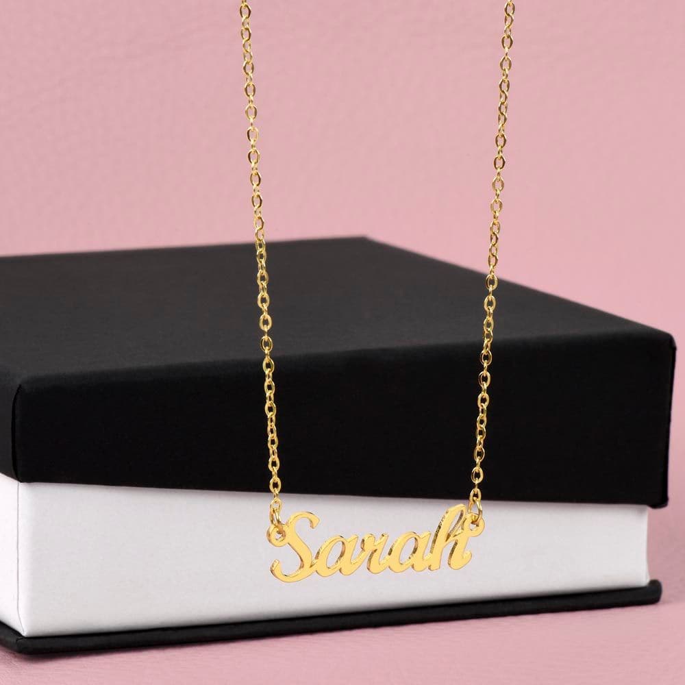 To My Soulmate - I Love You Endlessly - Personalized Name Necklace