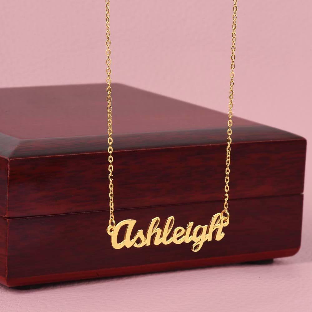 To My Soulmate - I Love You Endlessly - Personalized Name Necklace