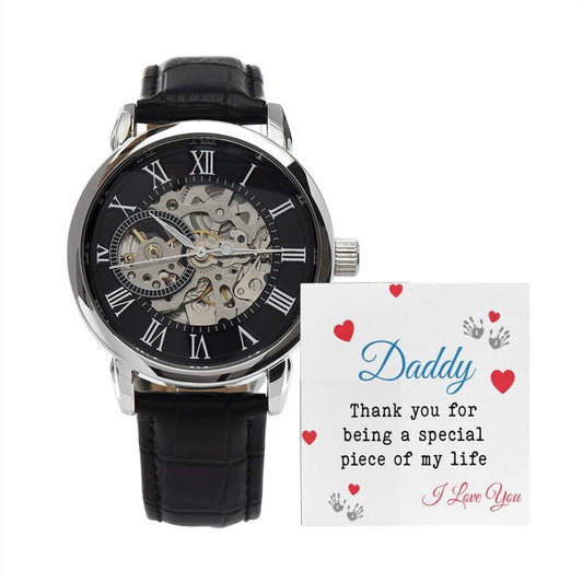 Sleek Sophistication: The Father's Day Openwork Wristwatch