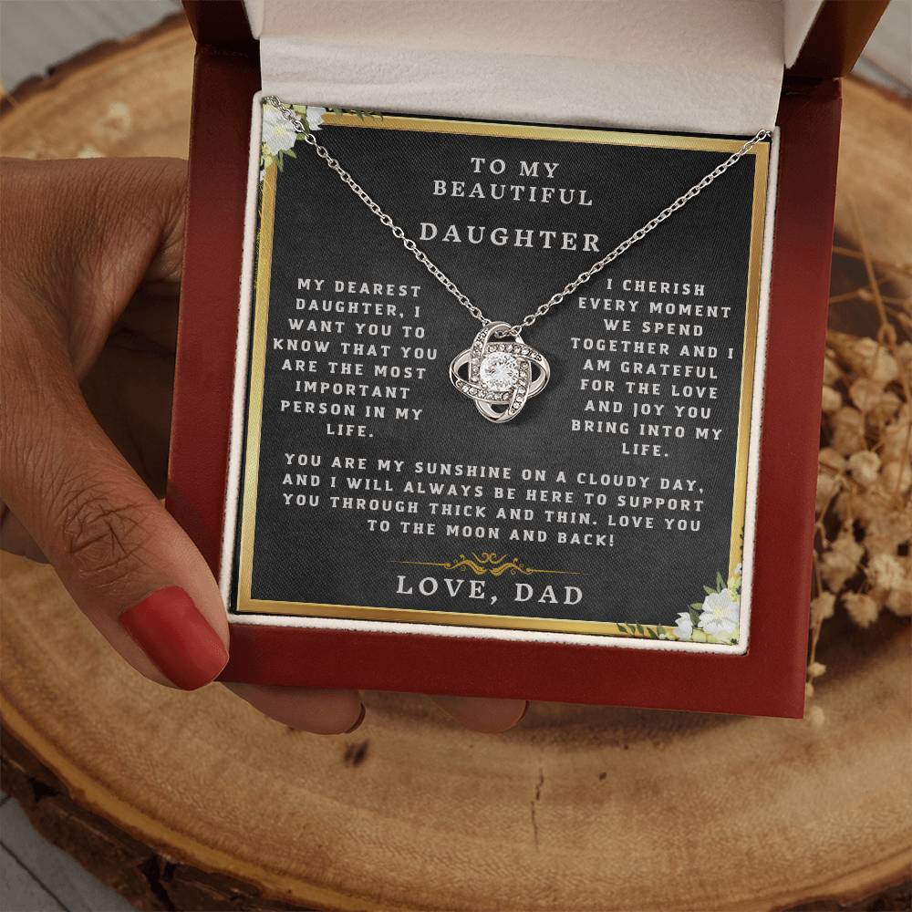 To My Beautiful Daughter - Necklace