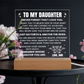 To My Daughter - Never Forget That I Love You