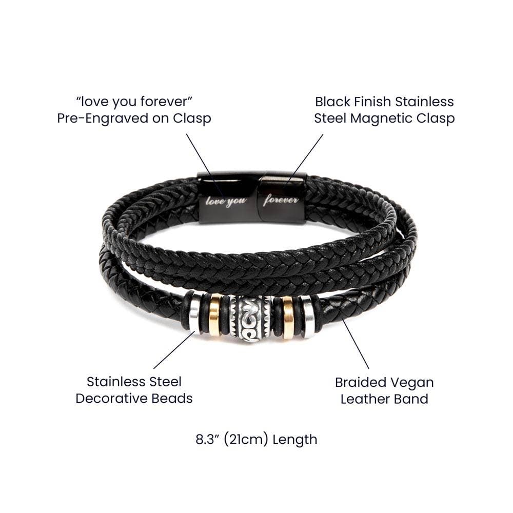 Endless Affection: The Love You Forever Bracelet for Dad's Day