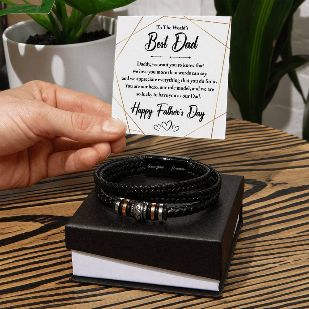 Bond of Love: The Father's Day Love You Forever Wristband