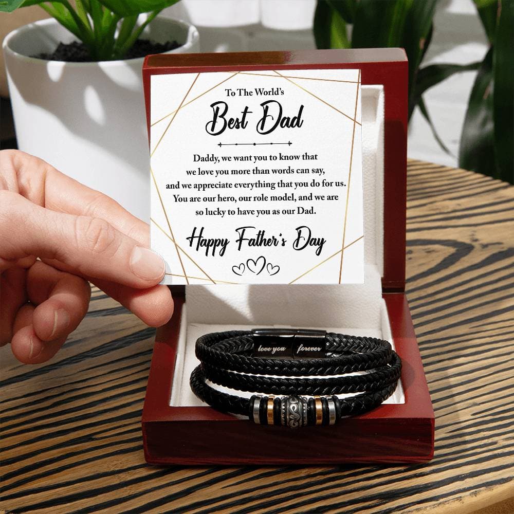 Bond of Love: The Father's Day Love You Forever Wristband