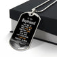To My Boyfriend - Dog Tag Necklace