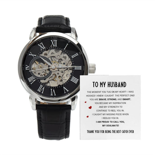 Gift for Husband I Men's Openwork Watch