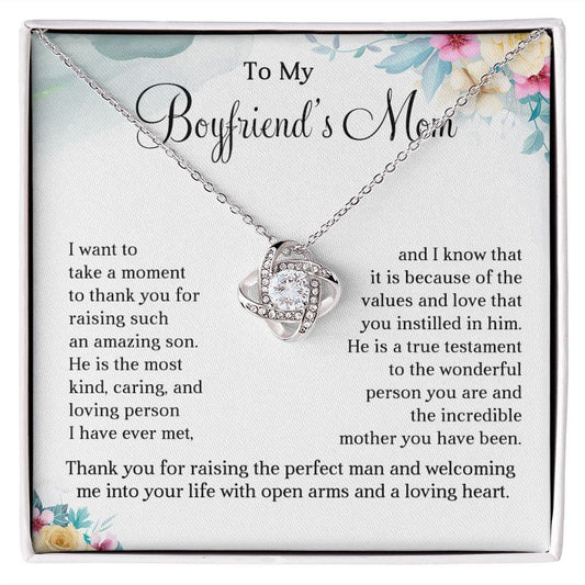 To My Boyfriend's Mom Necklace | Mother in Law Jewelry Gift