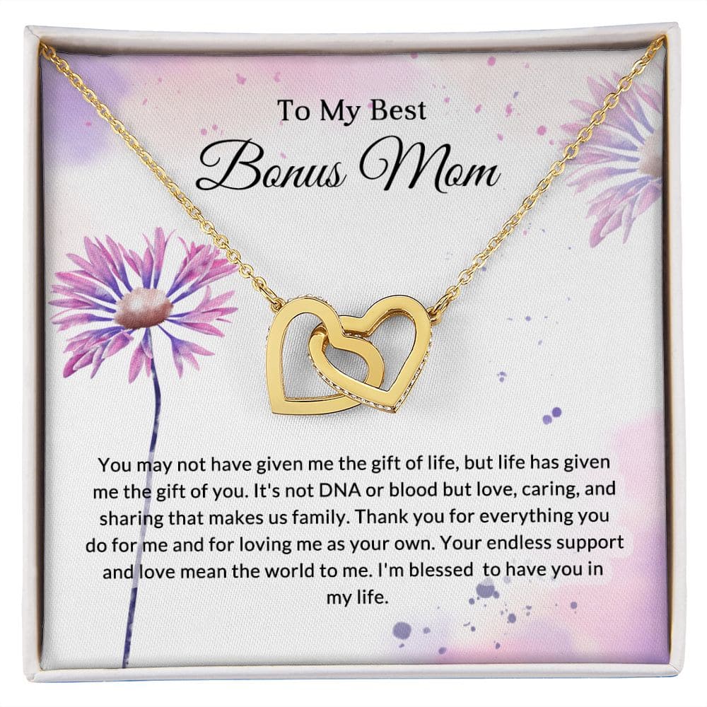 Bonus Mom Necklace, Step Mom Gift for  Birthday & Mother's Day