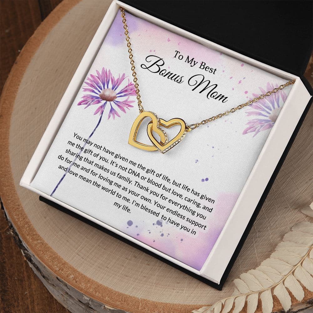 Bonus Mom Necklace, Step Mom Gift for  Birthday & Mother's Day