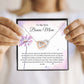 Bonus Mom Necklace, Step Mom Gift for  Birthday & Mother's Day