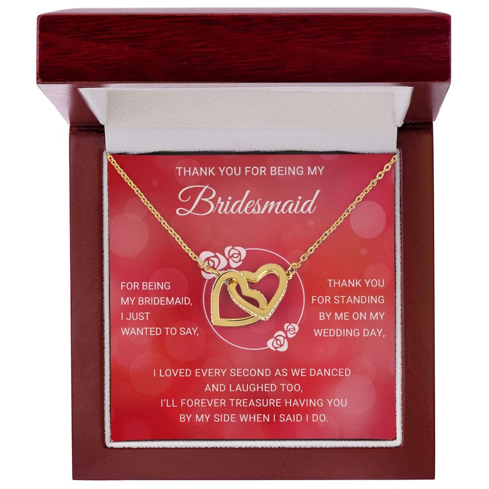 To My Bridesmaid Gift Necklace