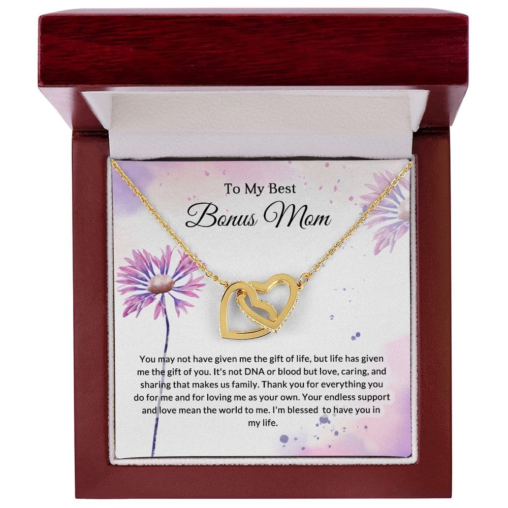 Bonus Mom Necklace, Step Mom Gift for  Birthday & Mother's Day