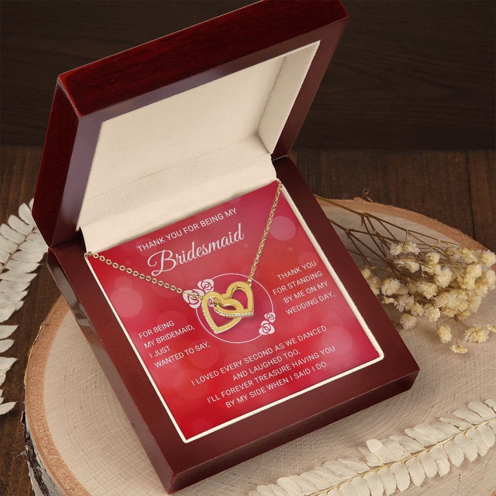 To My Bridesmaid Gift Necklace
