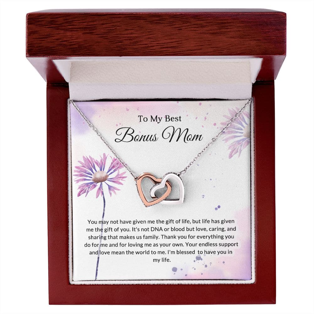 Bonus Mom Necklace, Step Mom Gift for  Birthday & Mother's Day