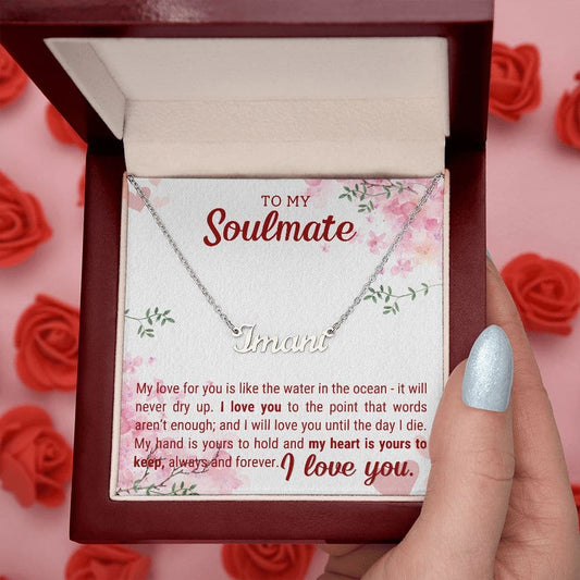 To My Soulmate - My heart Is Yours To Keep - I Love You.