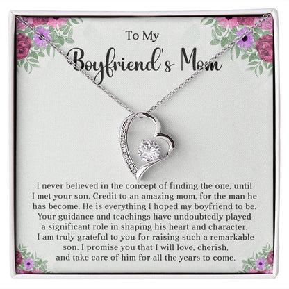 To My Boyfriend's Mom Necklace | Mother in Law Jewelry Gift